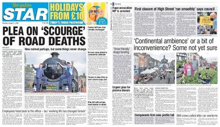 Shropshire Star Shrewsbury Edition – August 03, 2020