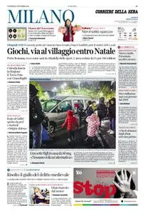 Corriere della Sera Milano - 25 Novembre 2022