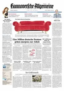 Hannoversche Allgemeine Zeitung - 29.08.2012