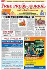 The Free Press Journal Mumbai - 22 January 2024