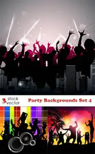 Vectors - Party Backgrounds Set 4