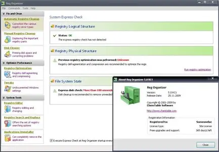 Reg Organizer 5.0 RC1