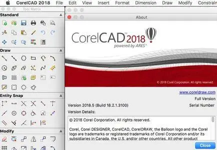 CorelCAD 2018.5 v18.2.1.3100 macOS