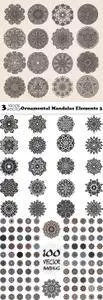 Vectors - Ornamental Mandalas Elements 3