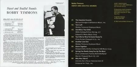 Bobby Timmons - Sweet And Soulful Sounds + Born To Be Blue (1962-1963) {2012 Riverside Remaster, Jazzplus Series}