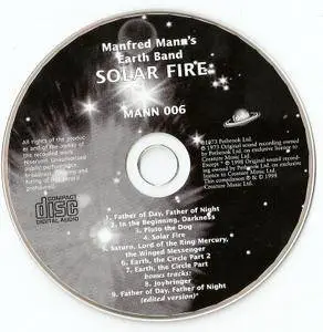 Manfred Mann's Earth Band - Solar Fire (1973) {1998, With Bonus Tracks, Remastered}