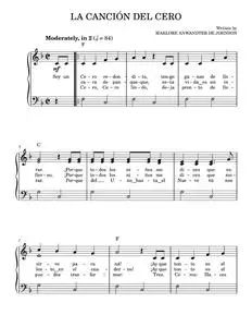 La Canción Del Cero - Canticuentos (Easy Piano)