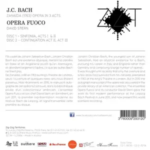 David Stern, Opera Fuoco - Johann Christian Bach: Zanaida (2012)