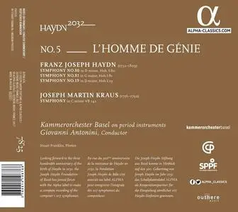 Giovanni Antonini, Kammerorchester Basel - Haydn 2032 No. 5: L'Homme de Génie (2017)