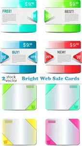 Vectors - Bright Web Sale Cards