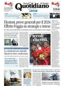 Quotidiano di Puglia Lecce - 24 Ottobre 2023