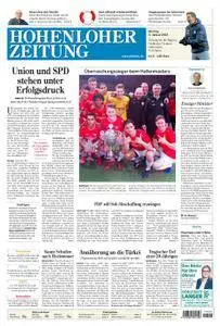 Hohenloher Zeitung - 08. Januar 2018