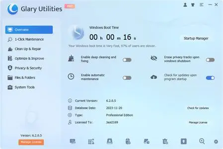 Glary Utilities Pro 6.9.0.13 Multilingual + Portable