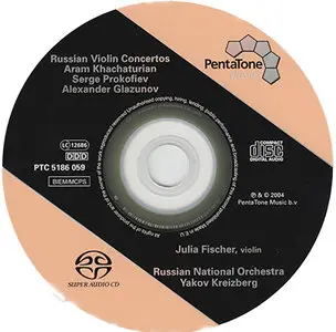 Julia Fischer - Russian Violin Concertos: Khachaturian / Prokofiev / Glazunov (2004) {Hybrid-SACD // ISO & FLAC} 