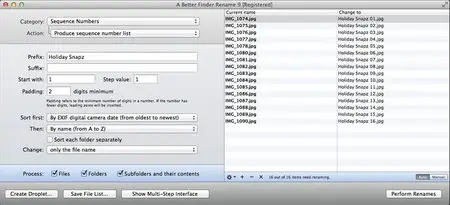 A Better Finder Rename v9.28 (Mac OS X)