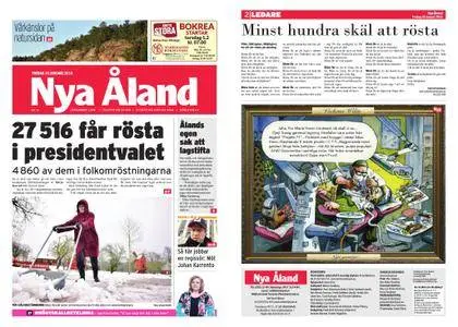 Nya Åland – 26 januari 2018