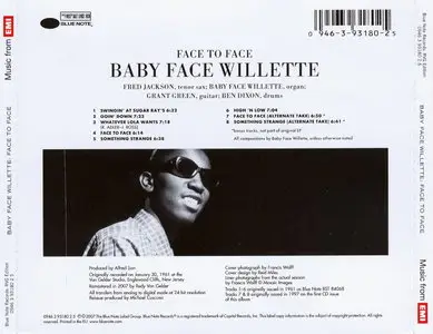 Baby Face Willette - Face To Face (1961) {2007 BN Rudy Van Gelder Remaster}