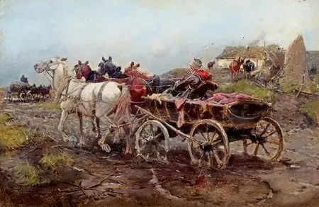 Polish artist Alfred von Wierusz Kowalski (1849-1915)
