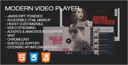 Codecanyon - Modern Video Player for Wordpress v9.3.8