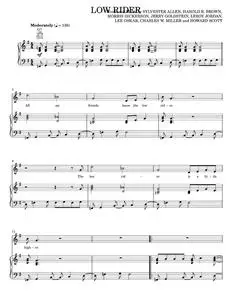 Low rider - War (Piano-Vocal-Guitar)