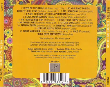 The Byrds - Straight For The Sun. 1971 College Radio Broadcast (2013)