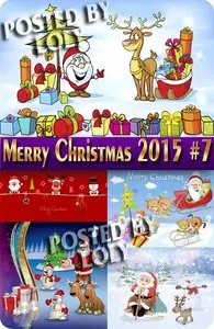 Merry Christmas Designs 2015 #7 - Stock Vector