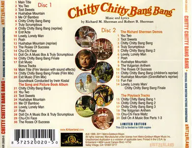 Chitty Chitty Bang Bang: Original MGM Motion Picture Soundtrack (1968) 2CD Expanded Limited Edition 2011