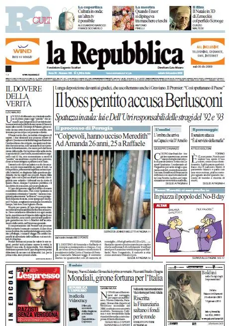 La Repubblica (05-12-09)
