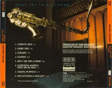 Michael Brecker - Don't Try This At Home (1988) {Impulse!}