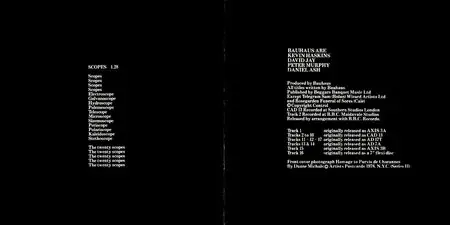 Bauhaus ‎- In The Flat Field (1980) [Reissue 1988]