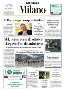 la Repubblica Milano - 25 Agosto 2022
