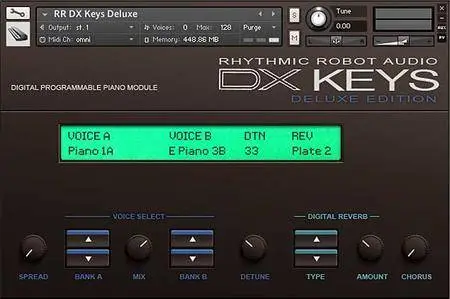 Rhythmic Robot Audio DX Keys Deluxe KONTAKT