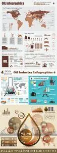 Vectors - Oil Industry Infographics 6