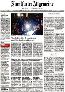 Frankfurter Allgemeine Zeitung vom 23 Dezember 2013