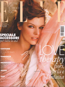Milla Jovovich (Elle 04 2009 / Italy)