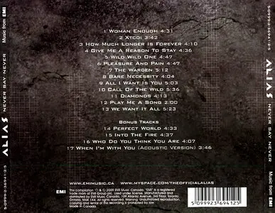 Alias - Never Say Never (2009)