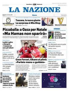 La Nazione Siena - 11 Novembre 2025