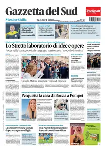 Gazzetta del Sud Messina - 22 Settembre 2024