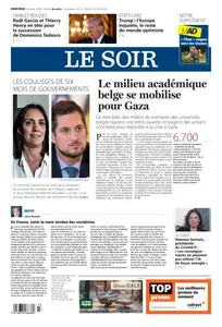 Le Soir - 15 Janvier 2025