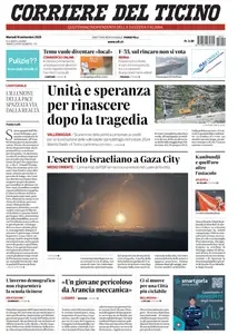 Corriere del Ticino - 16 Settembre 2025