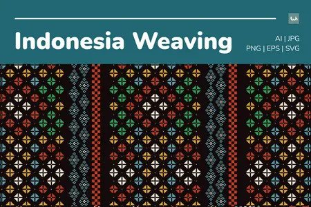 EE - Seamless Indonesian Weaving Batik Pattern   001 L5B6QLG