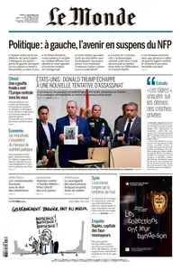 Le Monde du Mardi 17 Septembre 2024