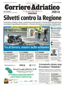 Corriere Adriatico Ancona - 3 Luglio 2025