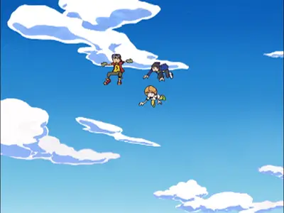 Digimon Frontier Episode 08 - Save Everyone! You Must Evolve, Tsunomon (Dual-Audio) (8-bit) (1080p BDRip
