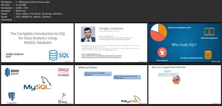 Sql For Data Analytics Using Mysql Workbench