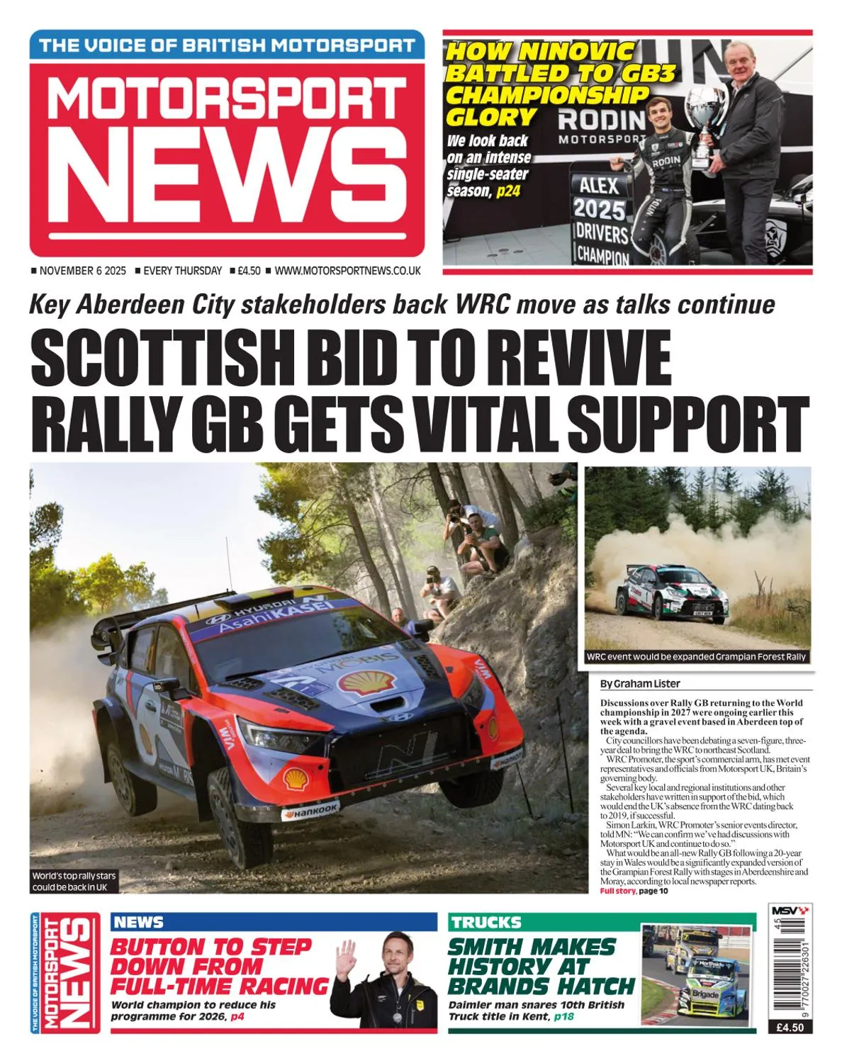 Motorsport News - 5 November 2025