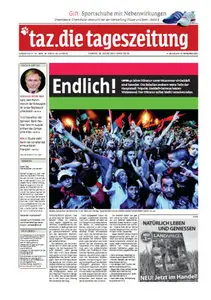 Tageszeitung TAZ vom 23 August 2011