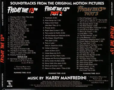 Harry Manfredini - Friday the 13th: Parts I-VI (2012) Limited Edition 6 CD Box Set