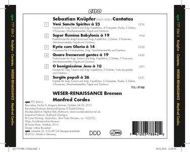 Weser-Renaissance Bremen & Manfred Cordes - Knüpfer: Veni Sancte Spiritus (2017)