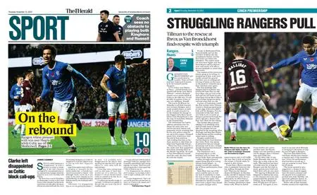 The Herald Sport (Scotland) – November 10, 2022